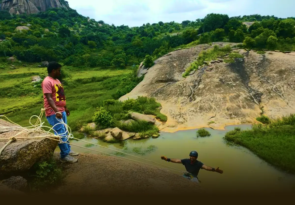 Rappelling